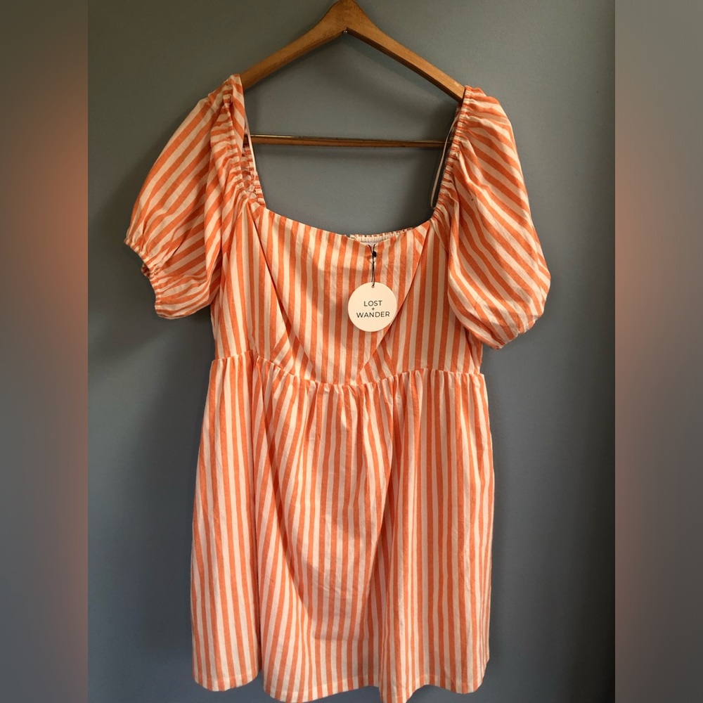 BNWT Lost and Wander puff sleeve dress size 1X